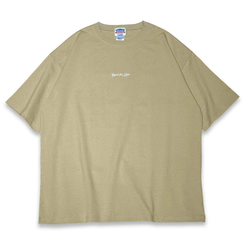 KUSTOMSTYLE  KST2401WH -GOOD FOR LIFE- WIDE BODY T-SHIRTS