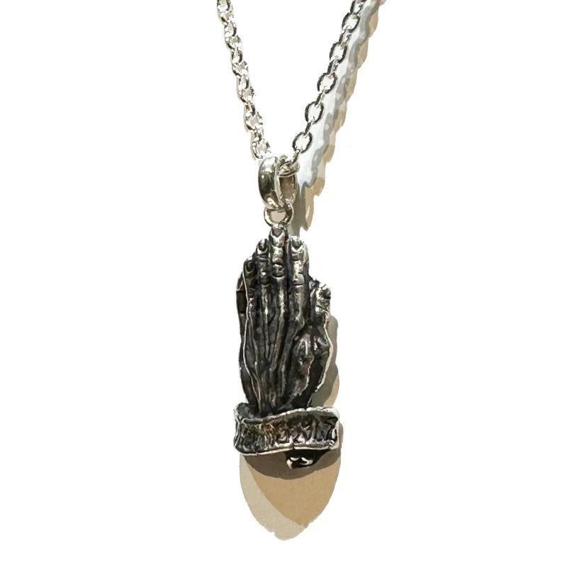 KUSTOMSTYLE KSSLTOP002 -PRAYING HANDS- TOP & CHAIN SILVER925