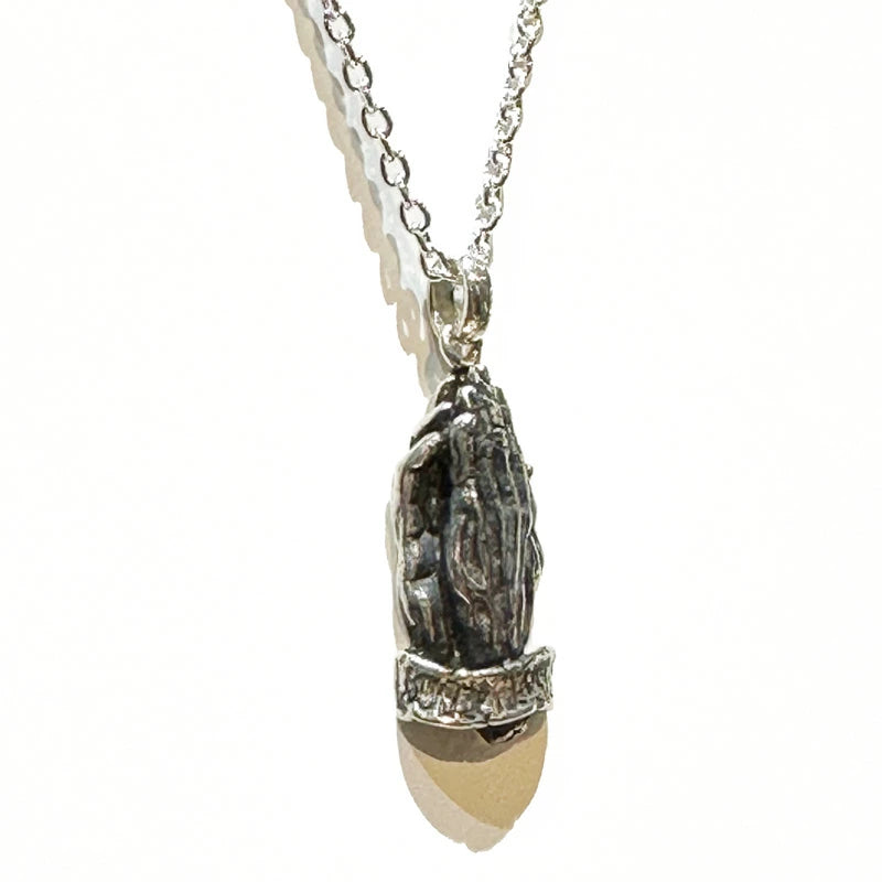 KUSTOMSTYLE KSSLTOP002 -PRAYING HANDS- TOP & CHAIN SILVER925