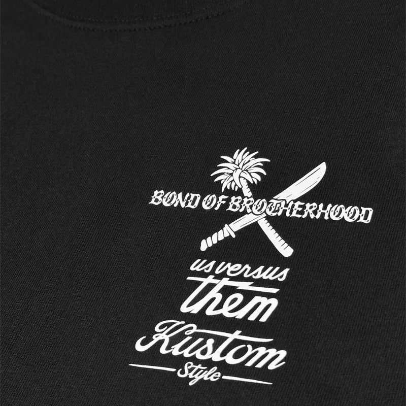 KUSTOMSTYLE x US VERSUS THEM  KSUVT011TBK -ASAO 3100- T-SHIRTS