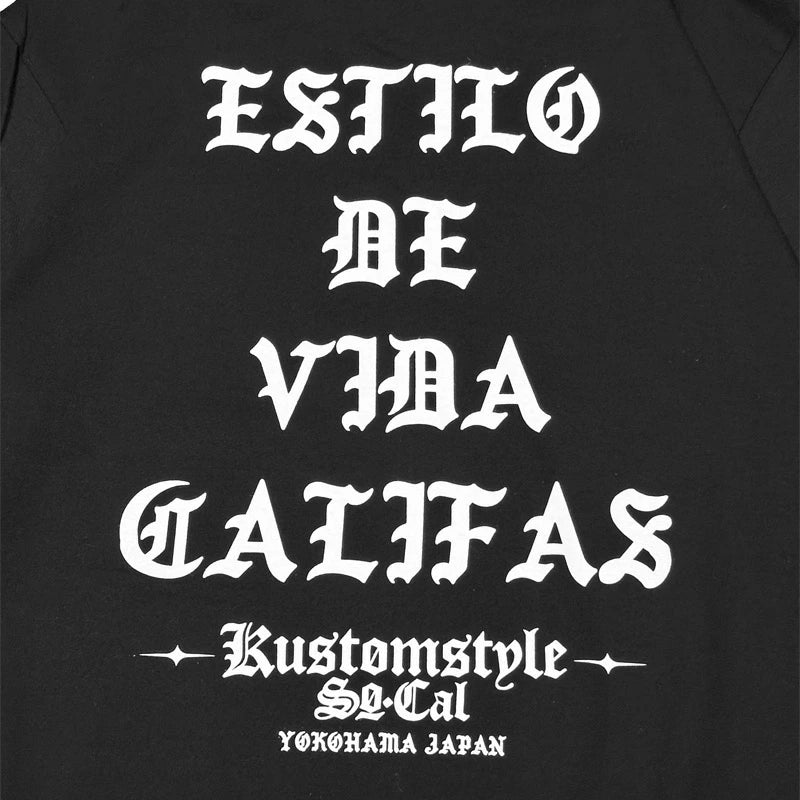 KUSTOMSTYLE KST2506BK -ESTILO CALIFAS- T-SHIRTS