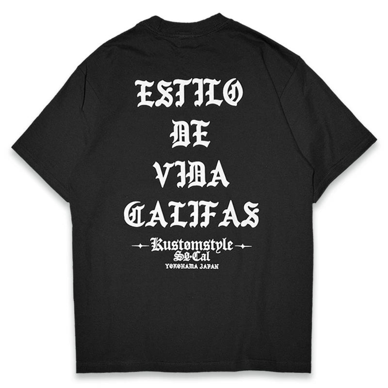 KUSTOMSTYLE KST2506BK -ESTILO CALIFAS- T-SHIRTS