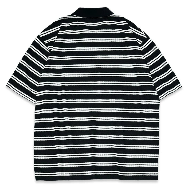 KUSTOMSTYLE KSSS2432 -KARMA- BORDER HALF ZIP SHIRTS