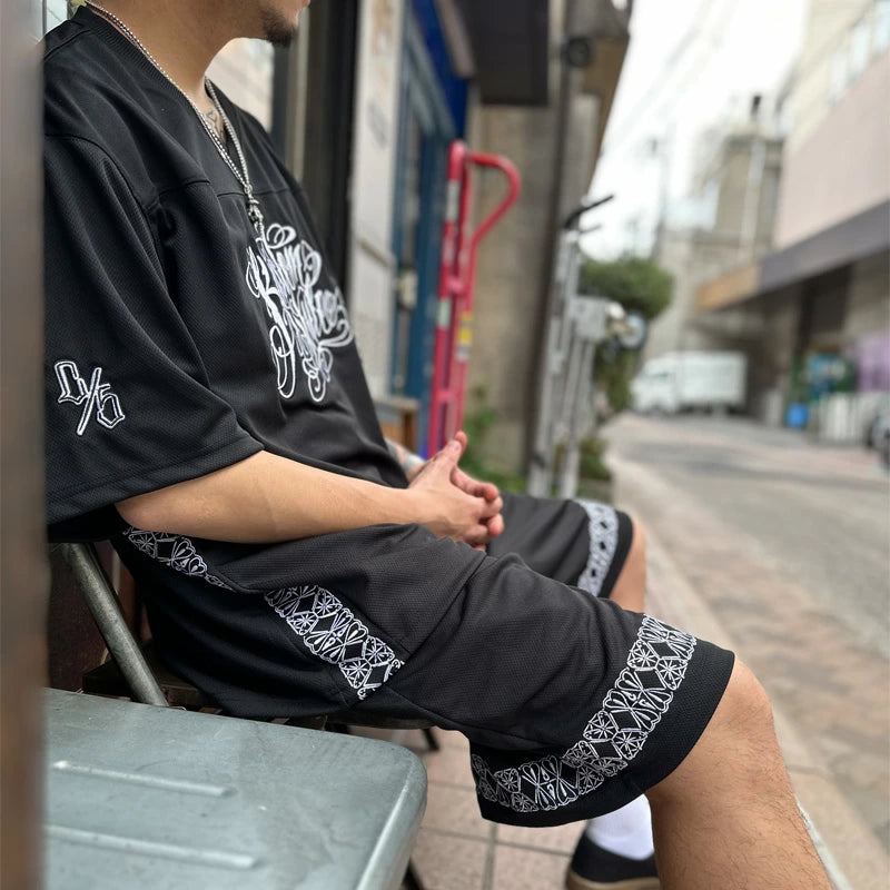 KUSTOMSTYLE  KSFOOT2508BK "GARDEN GROVE" FOOTBALL JERSEY