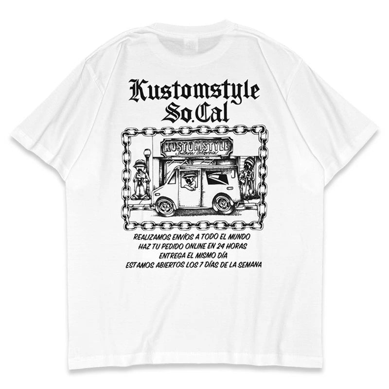 KUSTOMSTYLE KST2511BK -WORLDWIDE- TSHIRTS