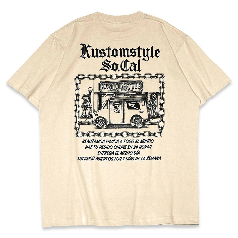 KUSTOMSTYLE KST2511BK -WORLDWIDE- TSHIRTS