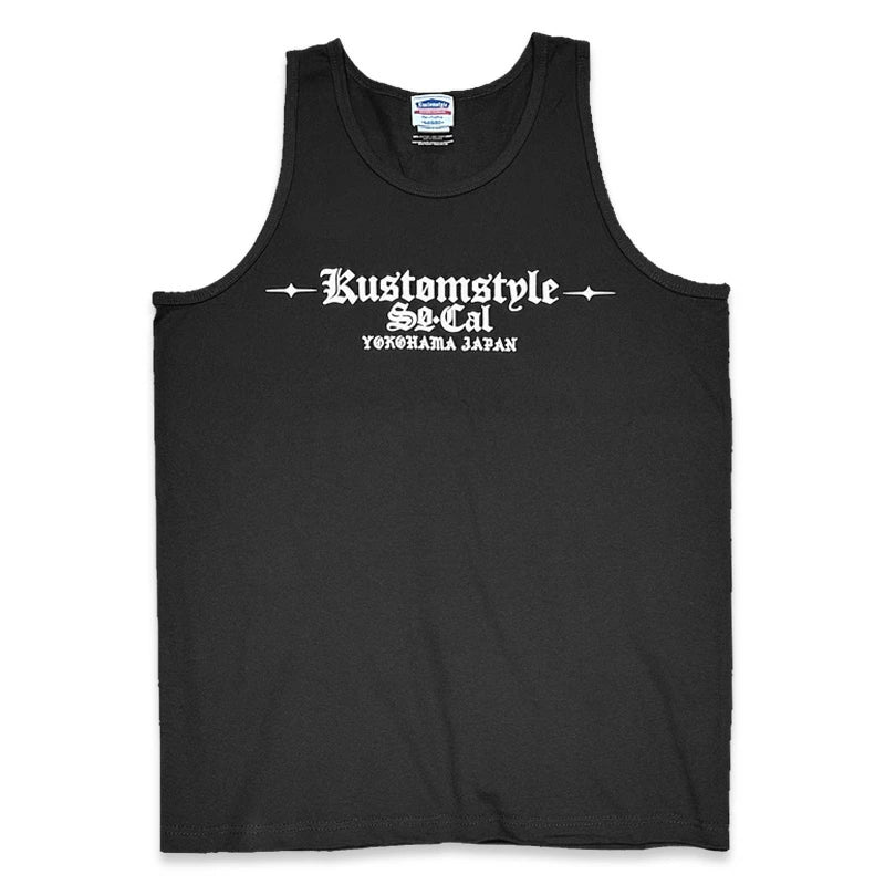 KUSTOMSTYLE  KSTANK2506WH "ESTILO CALIFAS" COTTON TANK TOP