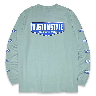 KUSTOMSTYLE KSTL2435 -MG SHIELD LOGO- LONG SLEEVE T-SHIRTS