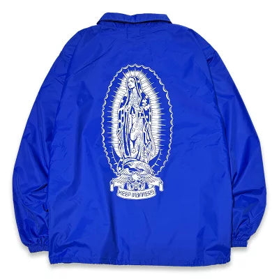 KUSTOMSTYLE  KSWB1701 -KEEP MANNERS- NYLON COACH JACKET