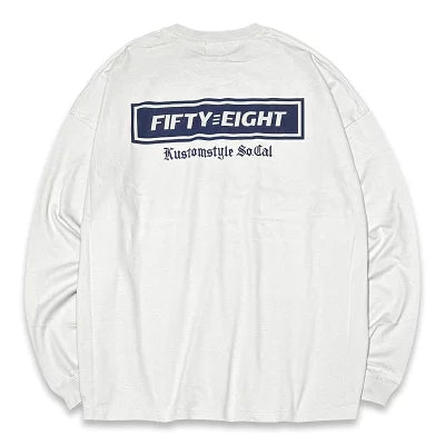 KUSTOMSTYLE x FIFTY EIGHT  KSFE002LT -TRU- LONG SLEEVE TEE