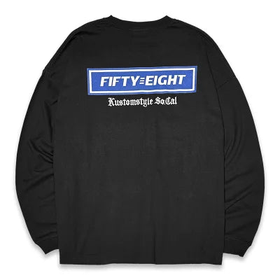 KUSTOMSTYLE x FIFTY EIGHT  KSFE002LT -TRU- LONG SLEEVE TEE