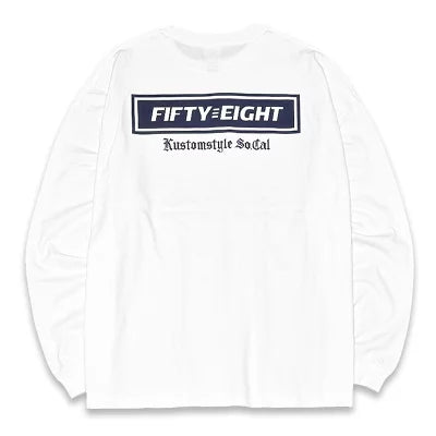 KUSTOMSTYLE x FIFTY EIGHT  KSFE002LT -TRU- LONG SLEEVE TEE