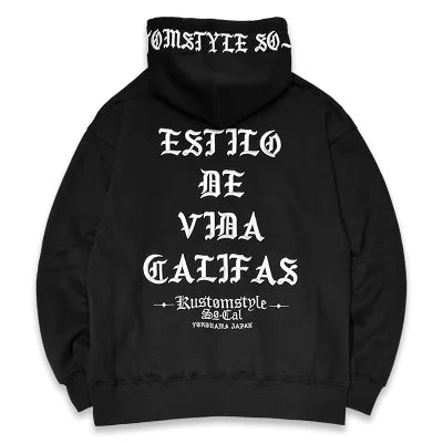 KUSTOMSTYLE KSP2506 -ESTILO CALIFAS- PULLOVER EMBROIDARY HOODIE