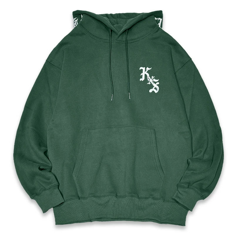 KUSTOMSTYLE KSP2506 -ESTILO CALIFAS- PULLOVER EMBROIDARY HOODIE