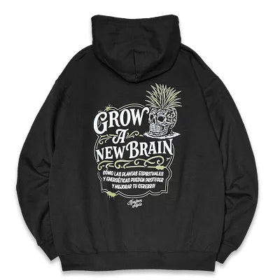 KUSTOMSTYLE KS2519 -GROW A NEW BRAIN- ZIP UP HOODIE & CREW SWEAT SHIRTS