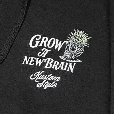 KUSTOMSTYLE KS2519 -GROW A NEW BRAIN- ZIP UP HOODIE & CREW SWEAT SHIRTS