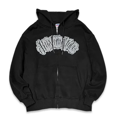 KUSTOMSTYLE KSP2513 -HAVOC- ZIP UP HOODIE
