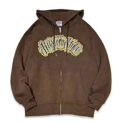 KUSTOMSTYLE KSP2513 -HAVOC- ZIP UP HOODIE