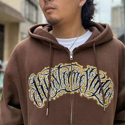 KUSTOMSTYLE KSP2513 -HAVOC- ZIP UP HOODIE