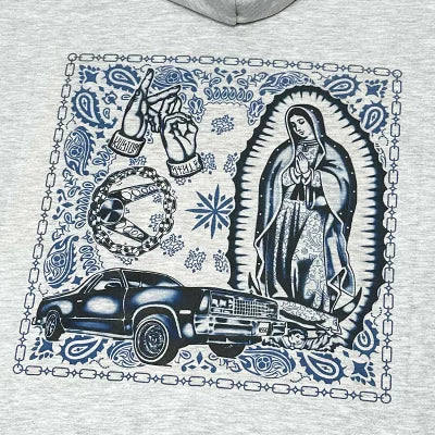 KUSTOMSTYLE KSP2501 -CONQUISTA- PULLOVER HOODIE