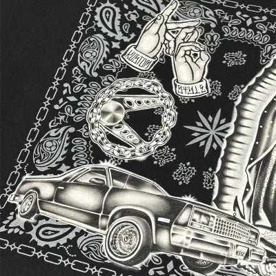 KUSTOMSTYLE KSP2501 -CONQUISTA- PULLOVER HOODIE