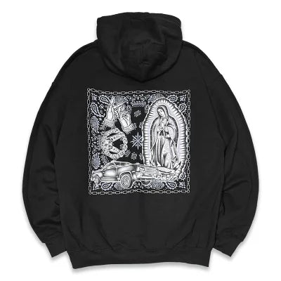 KUSTOMSTYLE KSP2501 -CONQUISTA- PULLOVER HOODIE