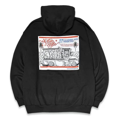 KUSTOMSTYLE KSP2516BK -KSPS- PULLOVER HOODIE