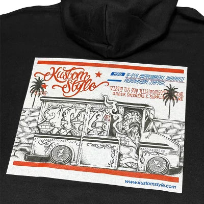 KUSTOMSTYLE KSP2516BK -KSPS- PULLOVER HOODIE