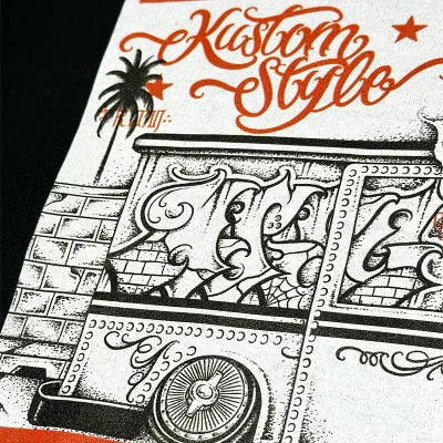 KUSTOMSTYLE KSP2516BK -KSPS- PULLOVER HOODIE