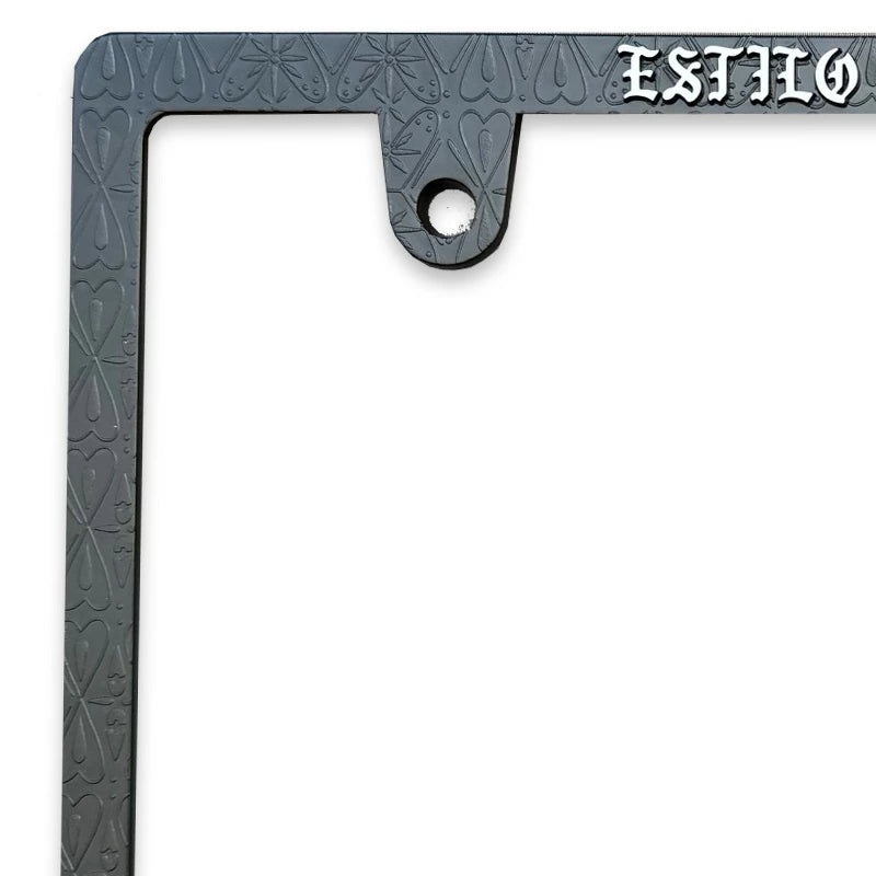 "RAISED BANDANA" JAPANESE SIZE LICENSE PLATE FRAME