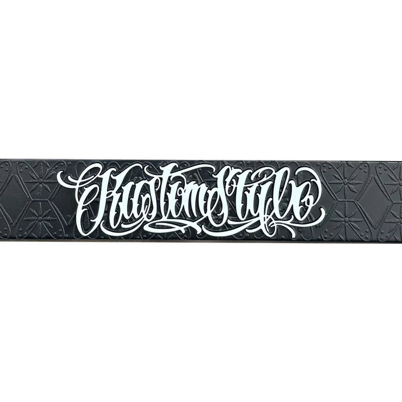 "RAISED BANDANA" JAPANESE SIZE LICENSE PLATE FRAME