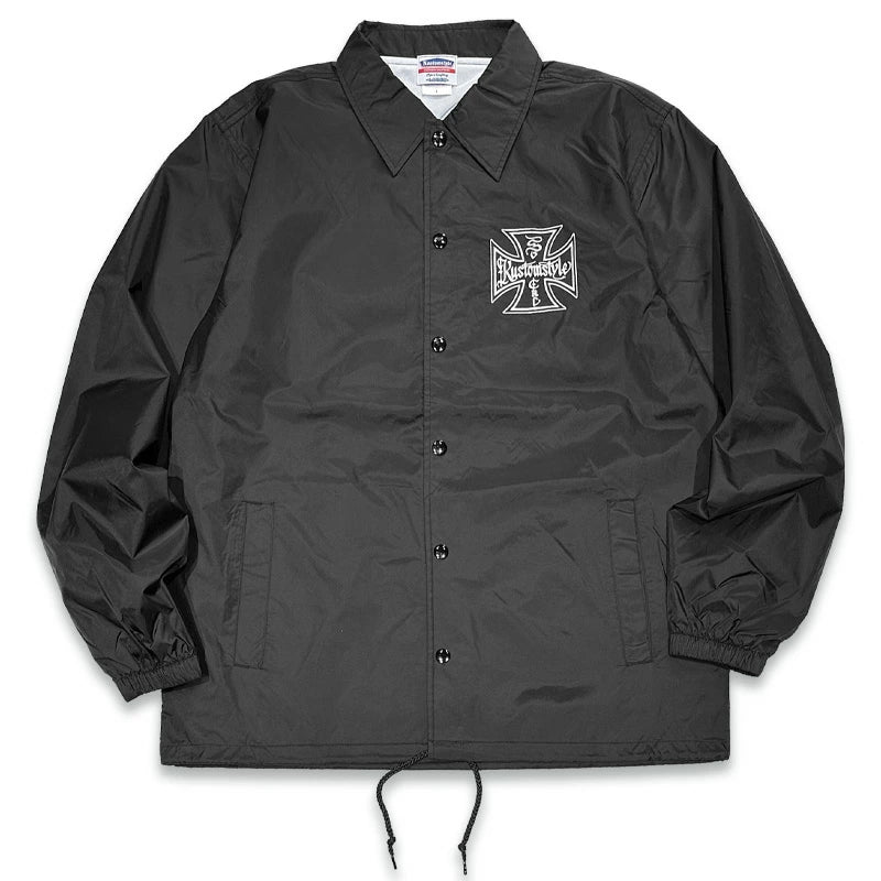 KUSTOMSTYLE KSWB2603BK -OG LOGO- NYLON COACH JACKET