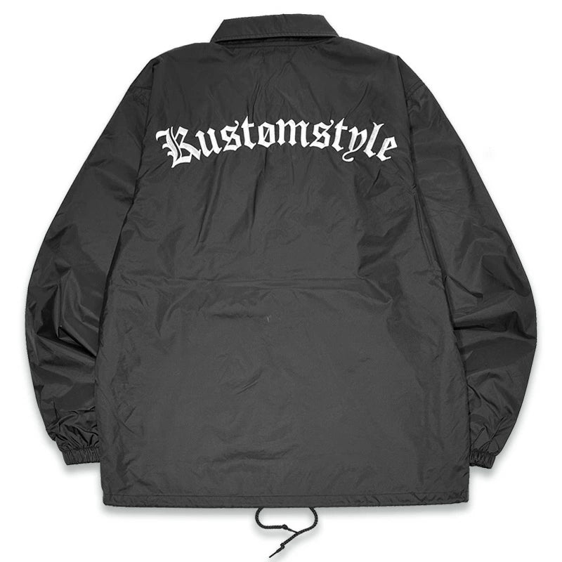 KUSTOMSTYLE KSWB2603BK -OG LOGO- NYLON COACH JACKET