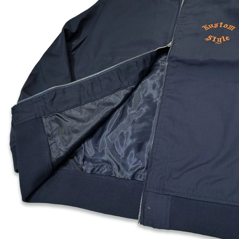 KUSTOMSTYLE KSLWJ2433 -SWORD&ROSES LOGO- LIGHTWEIGHT JACKET