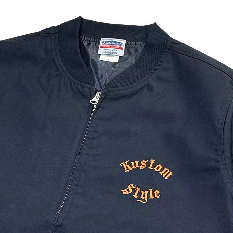 KUSTOMSTYLE KSLWJ2433 -SWORD&ROSES LOGO- LIGHTWEIGHT JACKET