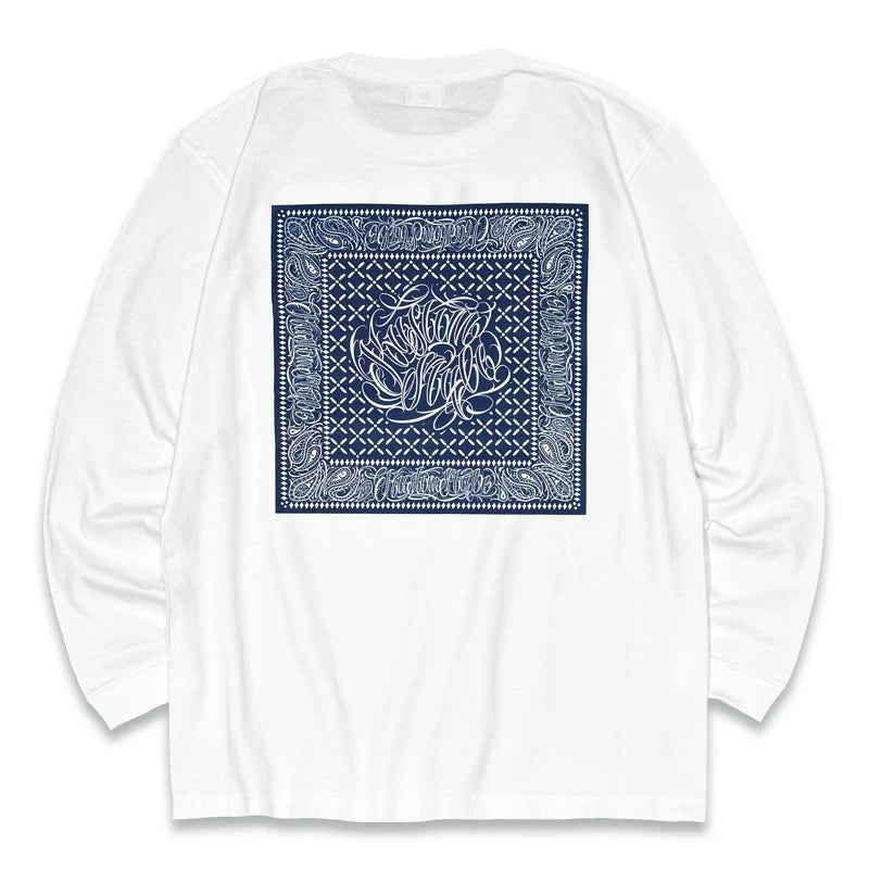 KUSTOMSTYLE KSTL2307 -FUCKIN' BANDANA- LONG SLEEVE T-SHIRTS