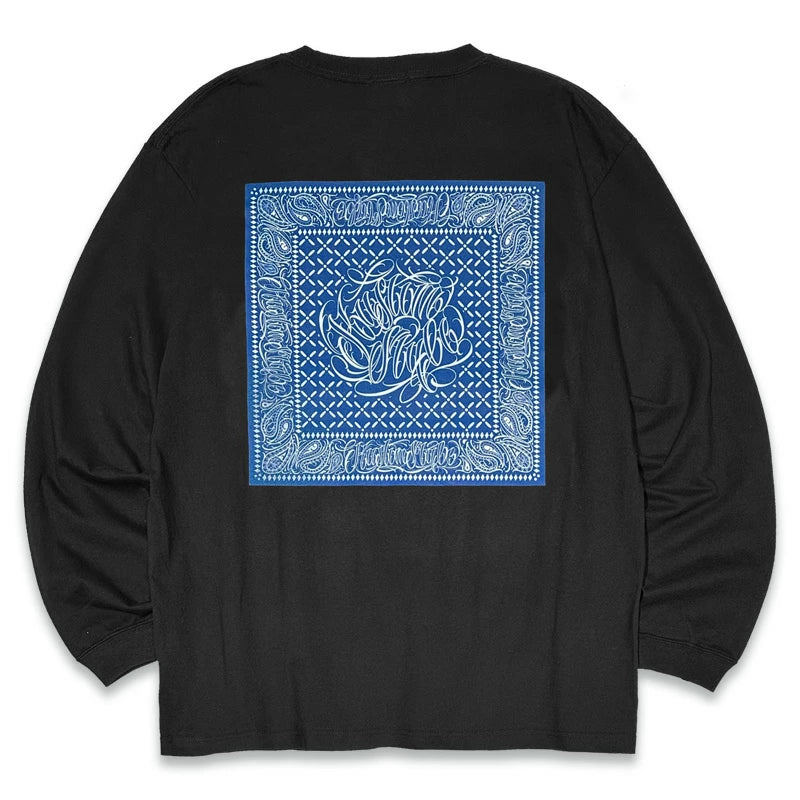 KUSTOMSTYLE KSTL2307 -FUCKIN' BANDANA- LONG SLEEVE T-SHIRTS