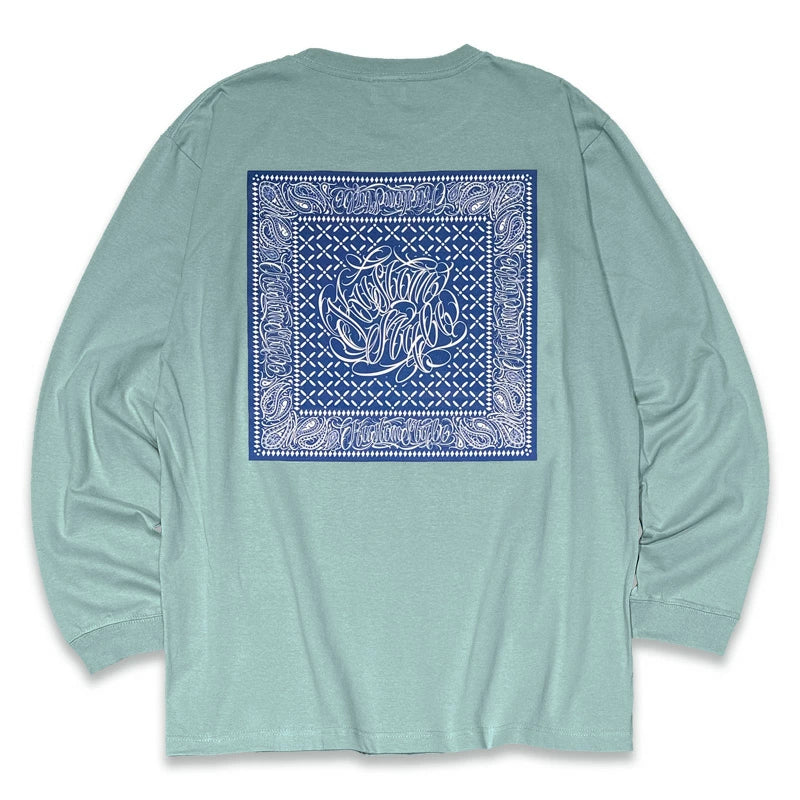 KUSTOMSTYLE KSTL2307 -FUCKIN' BANDANA- LONG SLEEVE T-SHIRTS
