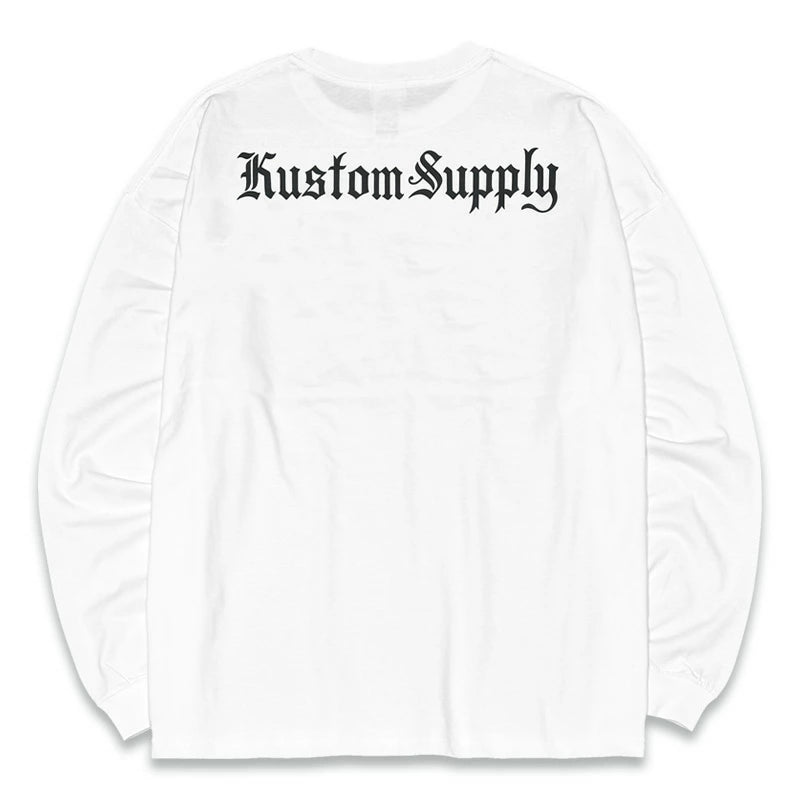 BELLFLOWER by KUSTOMSTYLE BFTL2601 -OLD ENGLISH- LONG SLEEVE TEE