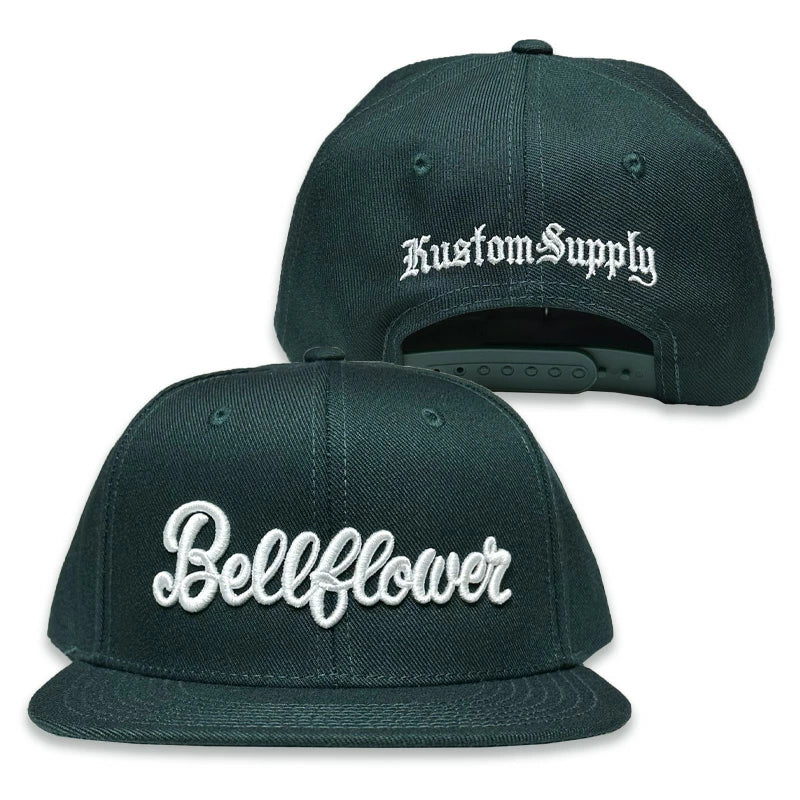 BELLFLOWER by KUSTOMSTYLE BFCP1101 -SCRIPT- SNAP BACK CAP