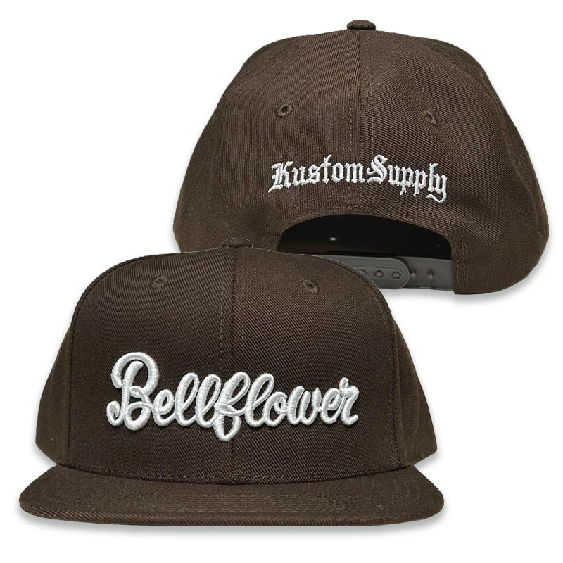 BELLFLOWER by KUSTOMSTYLE BFCP1101 -SCRIPT- SNAP BACK CAP