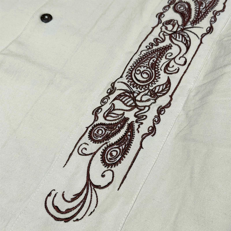 KUSTOMSTYLE KSLS2107 -LONGROOF- GUAYABERA LONG SLEEVE SHIRTS