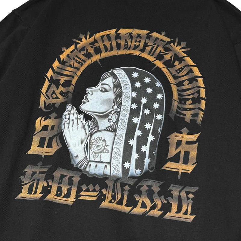 KUSTOMSTYLE KSTL2601 -036 SIDE FACE- 9.1oz HEAVYWEIGHT LONG SLEEVE T-SHIRTS