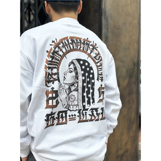 KUSTOMSTYLE KSTL2601 -036 SIDE FACE- 9.1oz HEAVYWEIGHT LONG SLEEVE T-SHIRTS