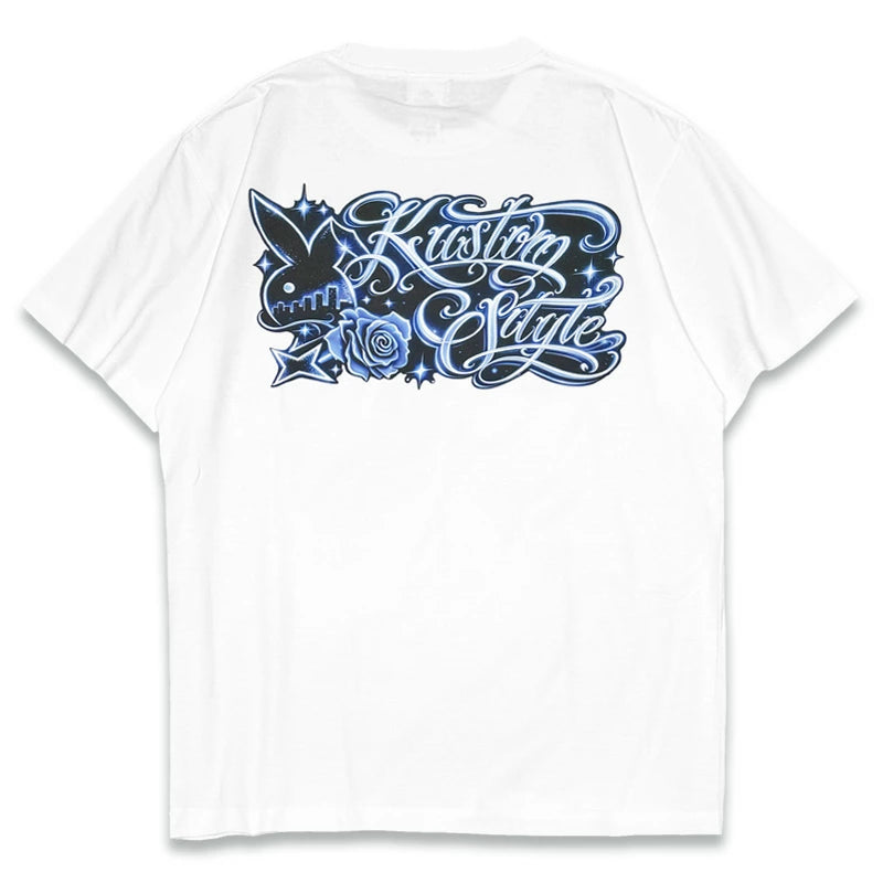 KUSTOMSTYLE KST2605BK -NEON BUNNY- Tshirts