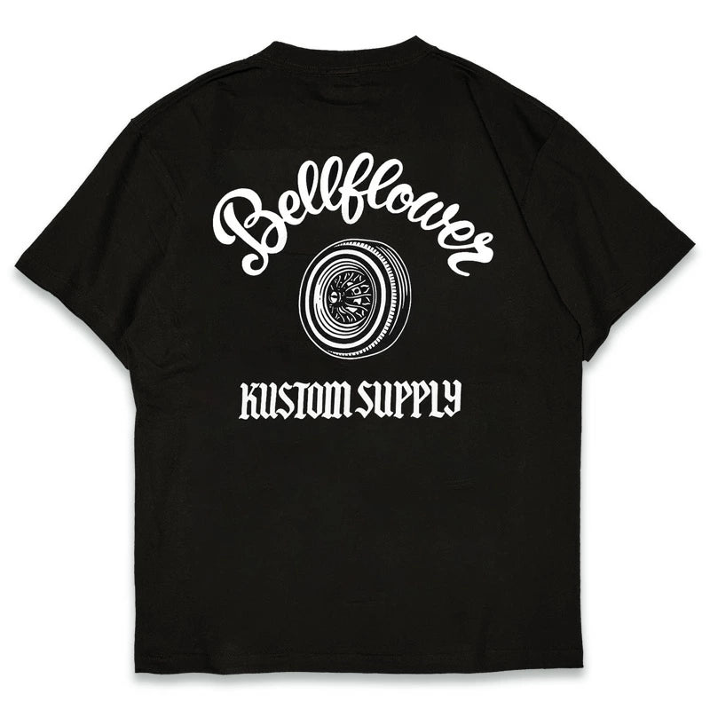 BELLFLOWER by KUSTOMSTYLE BFT1101 -RIM AND RUBBER COMBO- TSHIRTS
