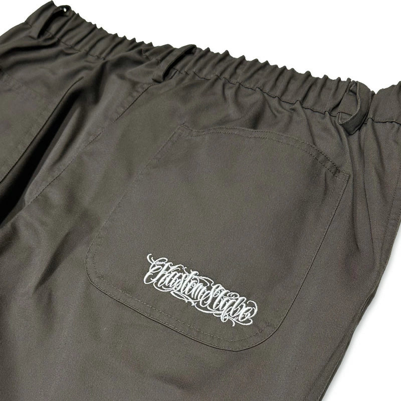 "FUCKIN' SCRIPT" Cotton Twill Pants