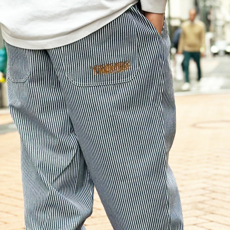 "FUCKIN' SCRIPT" Cotton Twill Pants