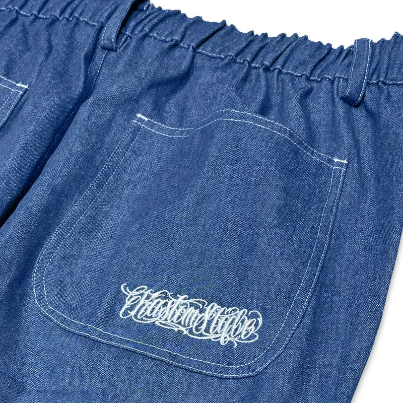 "FUCKIN' SCRIPT" Cotton Twill Pants