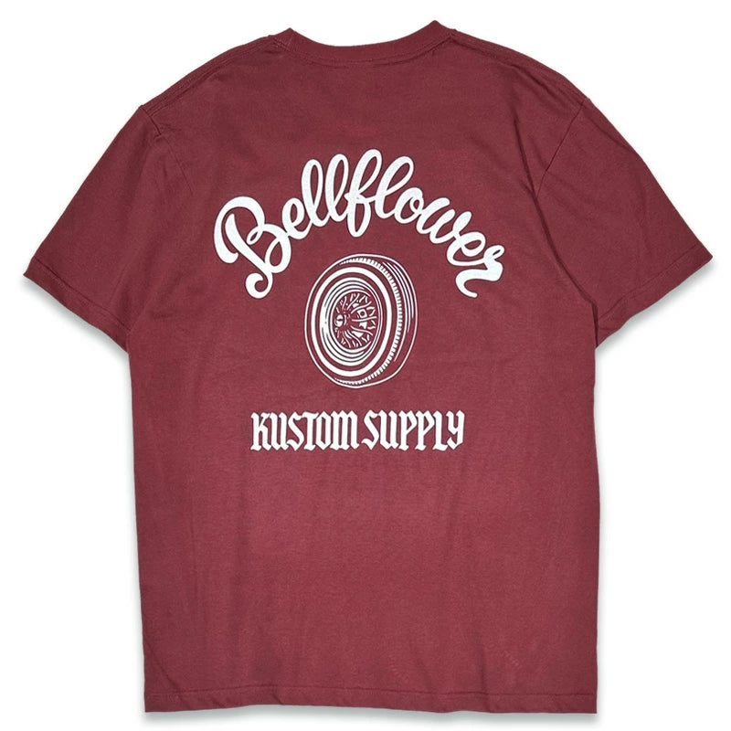 BELLFLOWER by KUSTOMSTYLE BFT1101 -RIM AND RUBBER COMBO- TSHIRTS